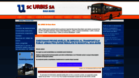 What Urbisbaiamare.ro website looked like in 2020 (3 years ago)