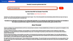 What Utorrentz2.in website looked like in 2020 (3 years ago)