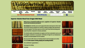 What Ukuleletonewood.com website looked like in 2020 (3 years ago)