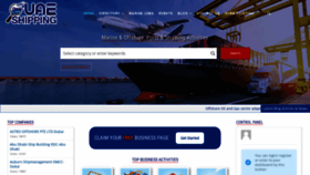 What Uae-shipping.net website looked like in 2020 (3 years ago)