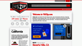 What Uszip.com website looked like in 2020 (3 years ago)