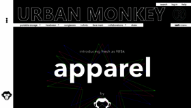 What Urbanmonkey.com website looked like in 2020 (3 years ago)