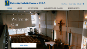 What Uccla.org website looked like in 2020 (3 years ago)