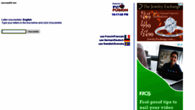 What Unscrambletext.com website looked like in 2020 (3 years ago)