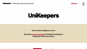 What Unikeepers.com website looked like in 2020 (3 years ago)