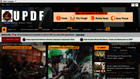 What Updf.go.ug website looked like in 2020 (3 years ago)