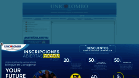 What Unicolombo.edu.co website looked like in 2020 (3 years ago)