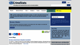 What Ukcrimestats.com website looked like in 2020 (3 years ago)