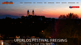 What Uferlos-festival.de website looked like in 2020 (3 years ago)