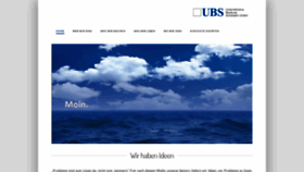 What Ubs-gmbh.de website looked like in 2020 (3 years ago)