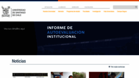 What Udesantiago.cl website looked like in 2020 (3 years ago)