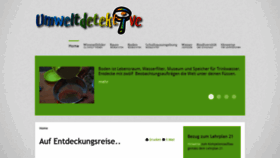 What Umweltdetektive.ch website looked like in 2020 (3 years ago)