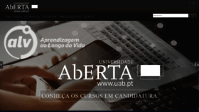 What Univ-ab.pt website looked like in 2020 (3 years ago)