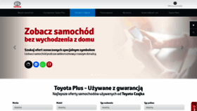 What Uzywanetoyoty.pl website looked like in 2020 (3 years ago)
