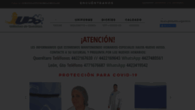 What Uniformesdequeretaro.com website looked like in 2020 (3 years ago)