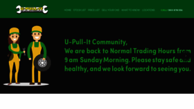 What Upullit.com.au website looked like in 2020 (3 years ago)