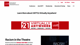What Usitt.org website looked like in 2020 (3 years ago)