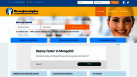 What Unmejorempleo.com.mx website looked like in 2020 (3 years ago)