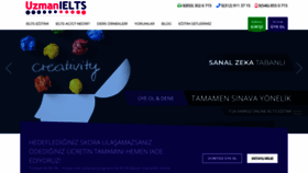 What Uzmanielts.com website looked like in 2020 (3 years ago)