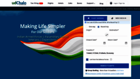 What Udchalo.com website looked like in 2020 (3 years ago)