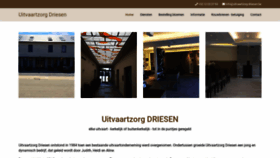 What Uitvaartzorg-driesen.be website looked like in 2020 (3 years ago)