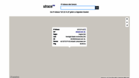 What Utrace.me website looked like in 2020 (3 years ago)
