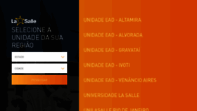 What Unilasalle.edu.br website looked like in 2020 (3 years ago)
