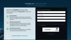 What Ultrabet.net website looked like in 2020 (3 years ago)