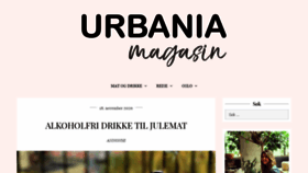 What Urbaniamagasin.no website looked like in 2020 (3 years ago)