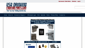 What Usadrinkingfountainparts.com website looked like in 2020 (3 years ago)