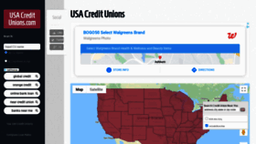 What Usacreditunions.com website looked like in 2020 (3 years ago)