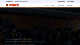 What Unsera.ac.id website looked like in 2020 (3 years ago)