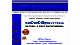 What Usaduediligence.com website looked like in 2020 (3 years ago)