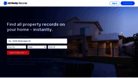 What Usrealtyrecords.com website looked like in 2020 (3 years ago)