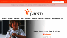 What Upaknship.com website looked like in 2020 (3 years ago)