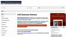 What Uaebusinessdirectory.com website looked like in 2020 (3 years ago)