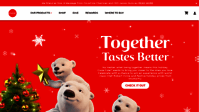 What Us.coca-cola.com website looked like in 2020 (3 years ago)