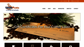 What Unionplacecoffeeroasters.com website looked like in 2020 (3 years ago)