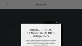 What Ubiqaudio.com website looked like in 2020 (3 years ago)