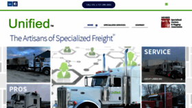 What Unifiedlogistics.com website looked like in 2020 (3 years ago)
