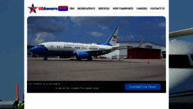 What Usairports.com website looked like in 2020 (3 years ago)