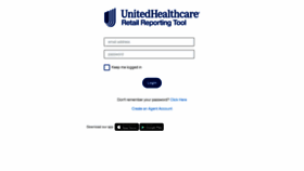 What Uhcreportingtool.com website looked like in 2020 (3 years ago)