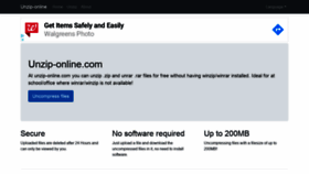 What Unzip-online.com website looked like in 2020 (3 years ago)