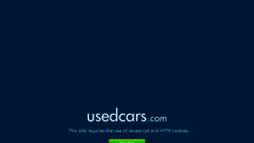 What Usedcars.com website looked like in 2020 (3 years ago)