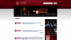 What Usmp.edu.pe website looked like in 2020 (3 years ago)