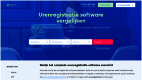 What Urenregistratiesoftware-vergelijken.nl website looked like in 2020 (3 years ago)