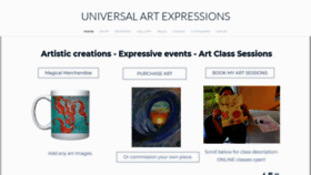 What Uartexpressions.com website looked like in 2020 (3 years ago)