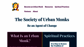 What Urban-monk.org website looked like in 2020 (3 years ago)
