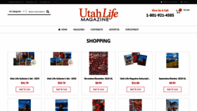 What Utahlifemag.com website looked like in 2020 (3 years ago)