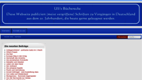 What Ulis-buecherecke.ch website looked like in 2020 (3 years ago)